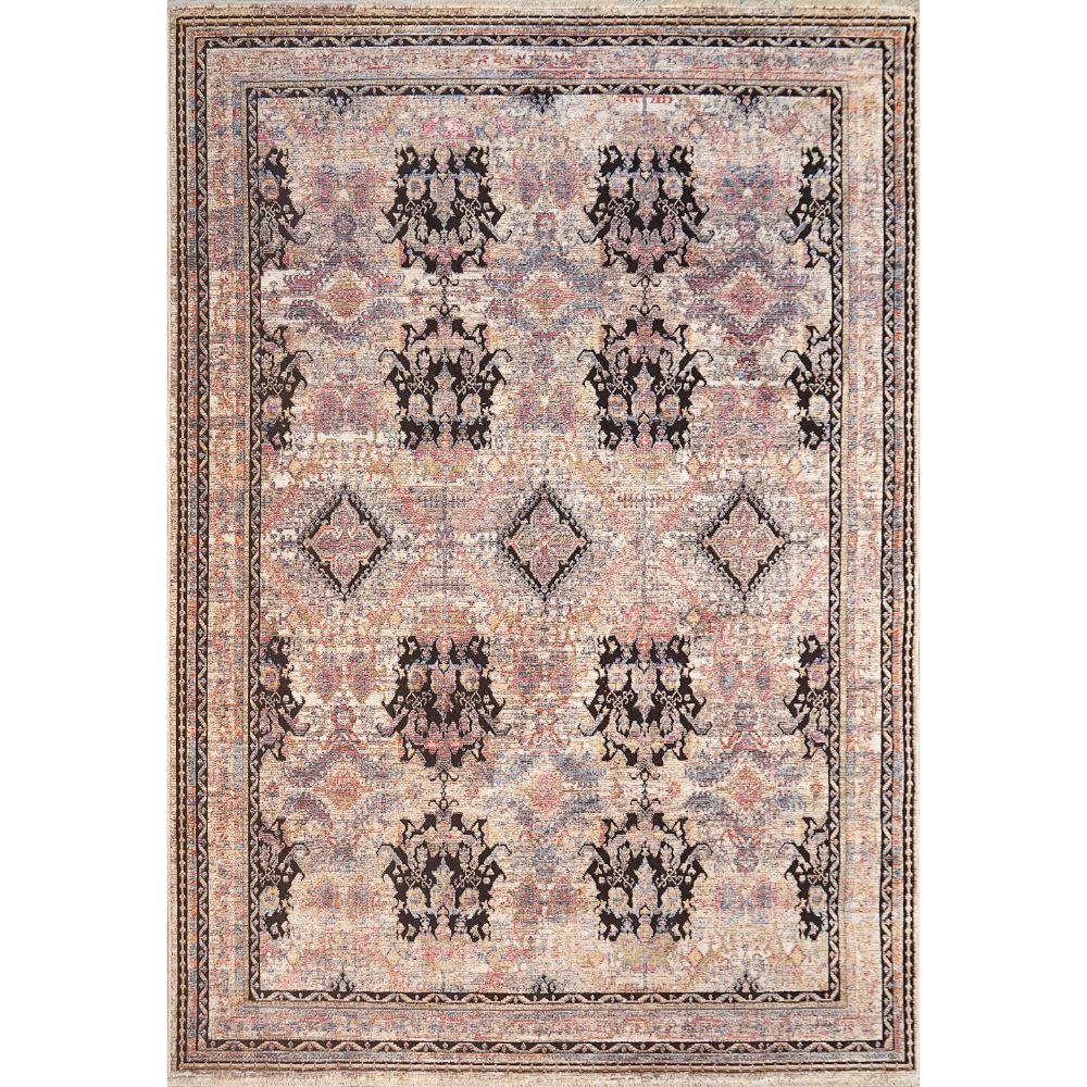 Dynamic Rugs 4910-999 Sirus 2X7.5 Finished Runner Rug in Multi